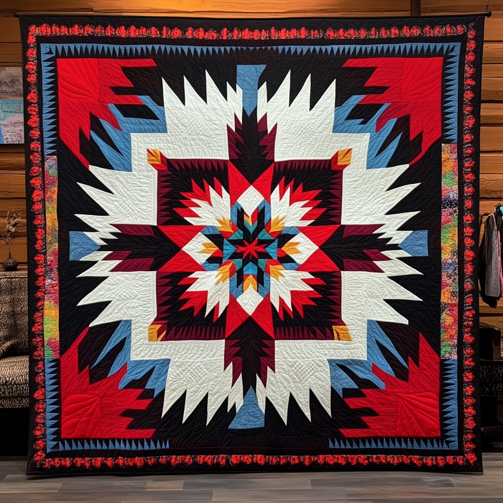 Native American TAI091024057 Quilt Blanket