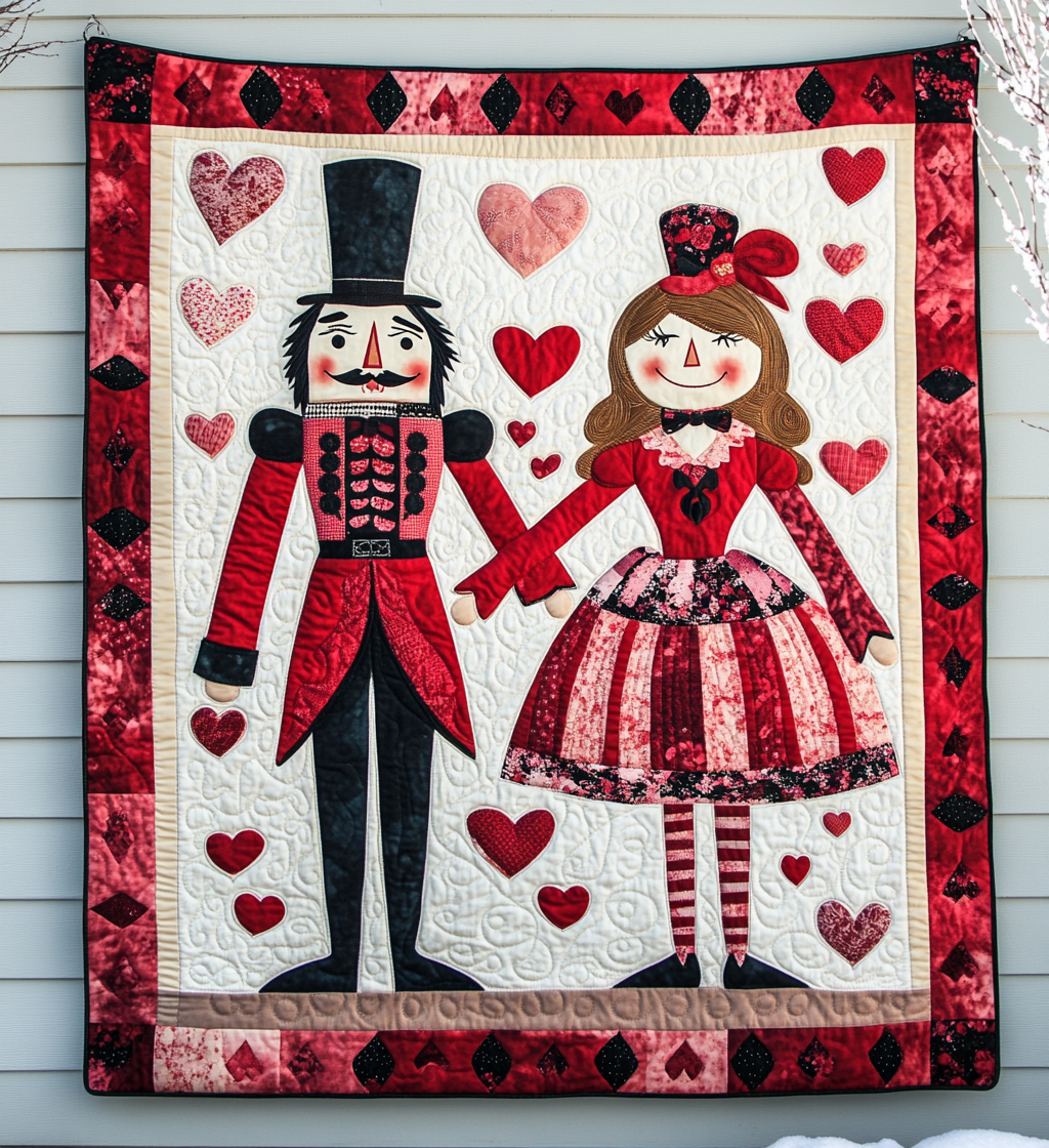 Valentine Nutcracker DAI090125126 Quilt Blanket