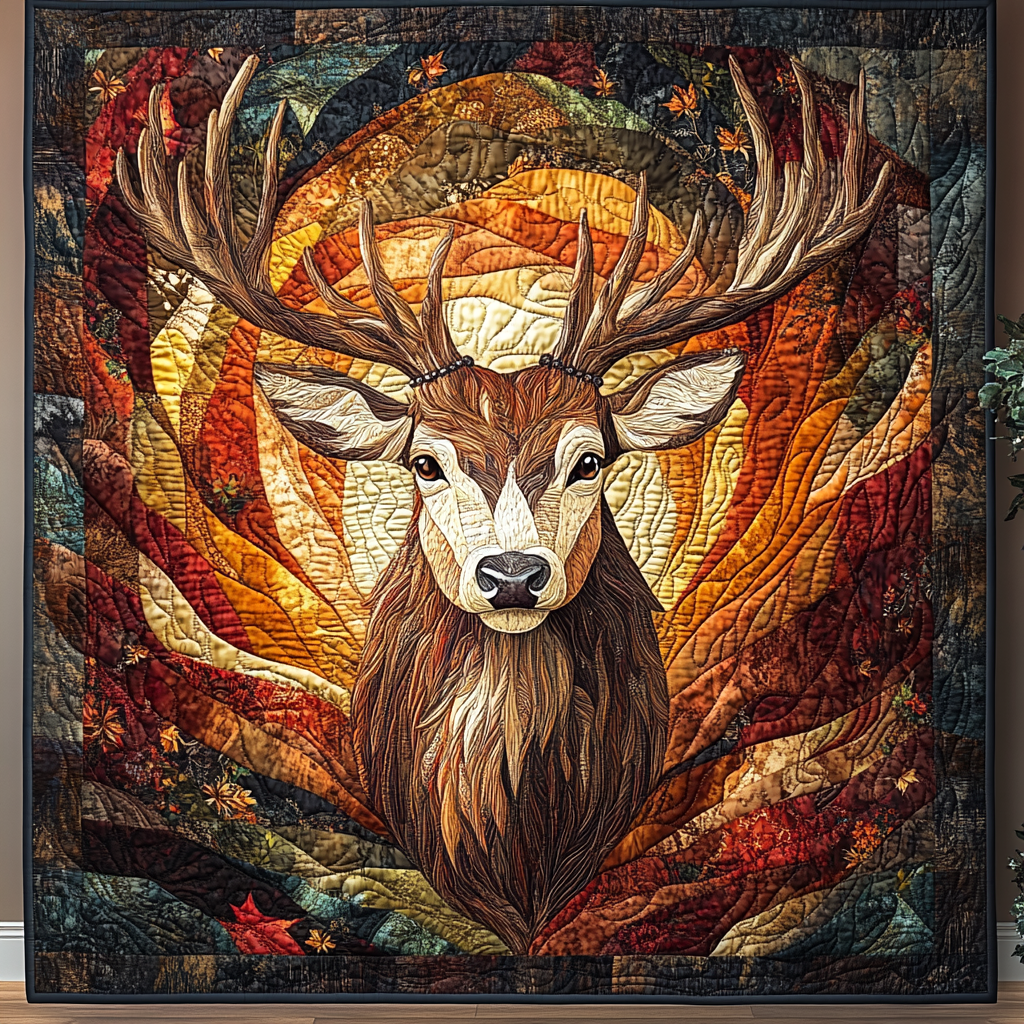 Majestic Deer TAI201124389 Quilt Blanket