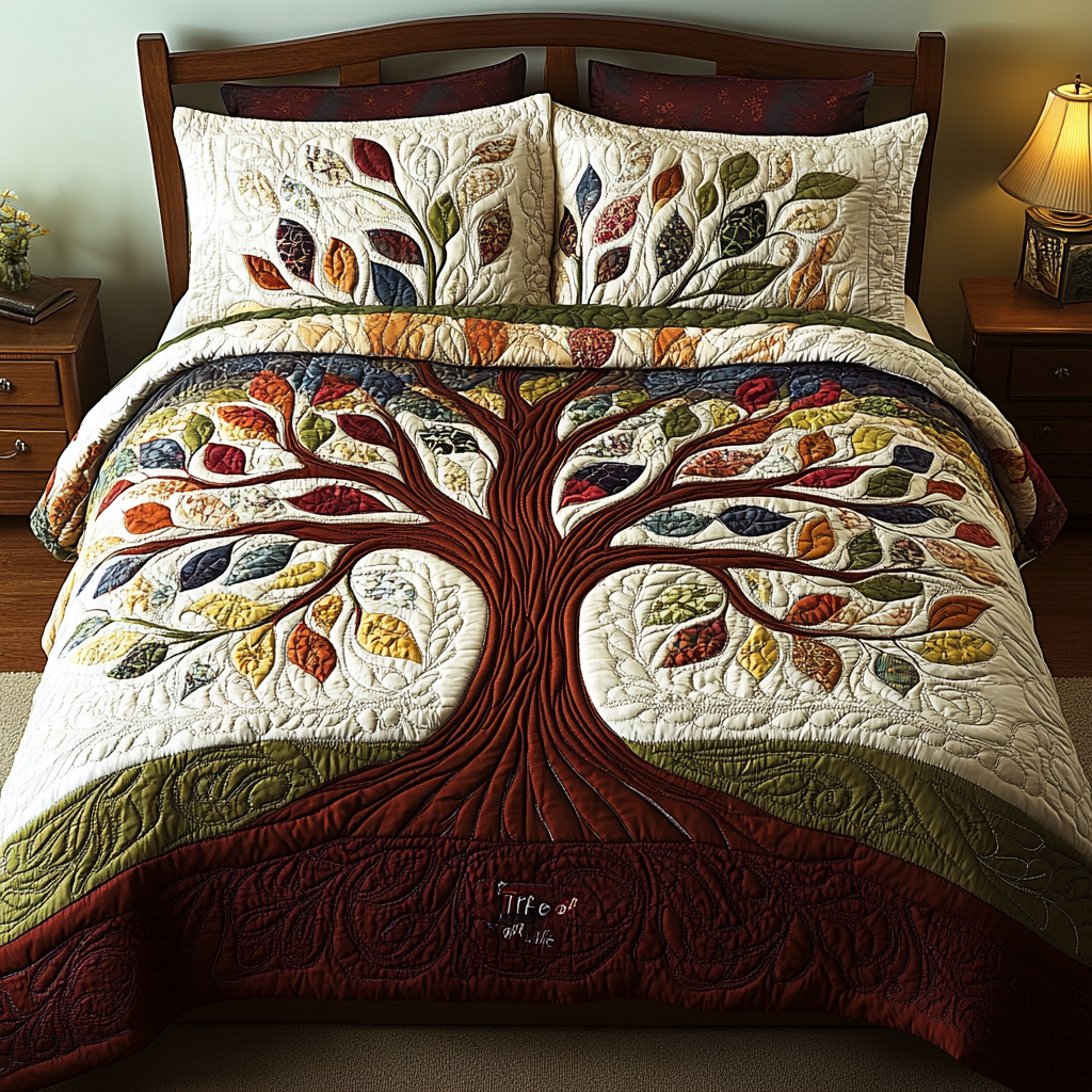 Tree Of Life TAI101224476 Quilt Bedding Set