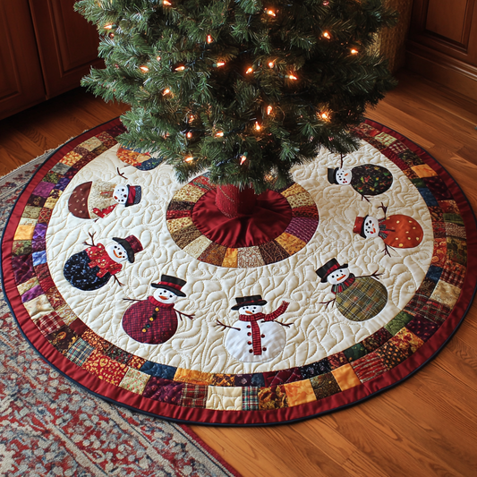 Snowman DAI040924090 Quilted Tree Skirt