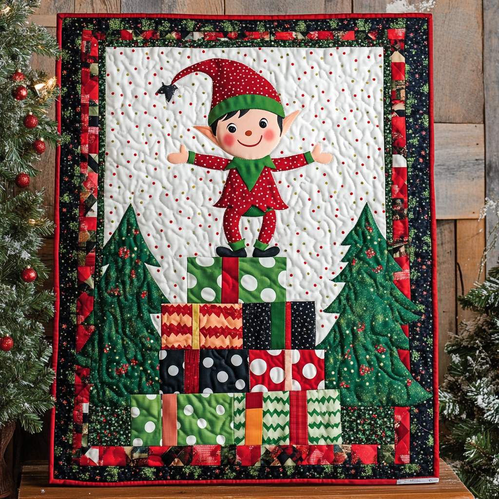 Christmas Elf DAI201124415 Quilt Blanket