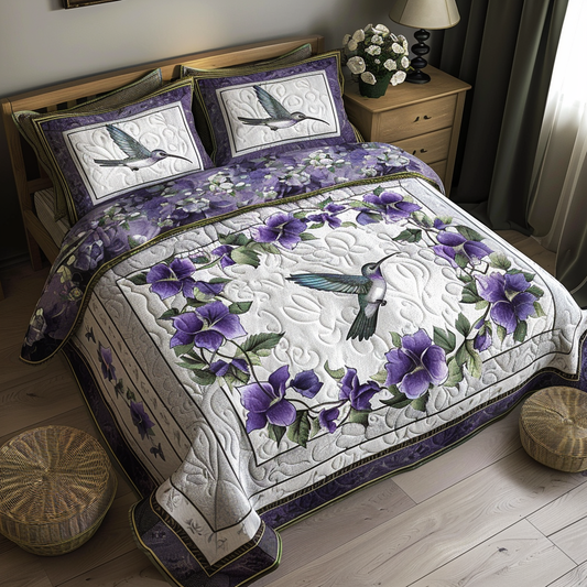 Hummingbird TAI251124090 Quilt Bedding Set