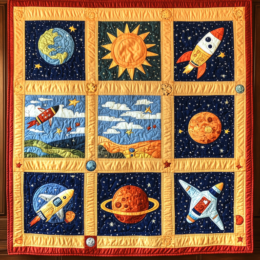 Outer Space DAI301224075 Quilt Blanket