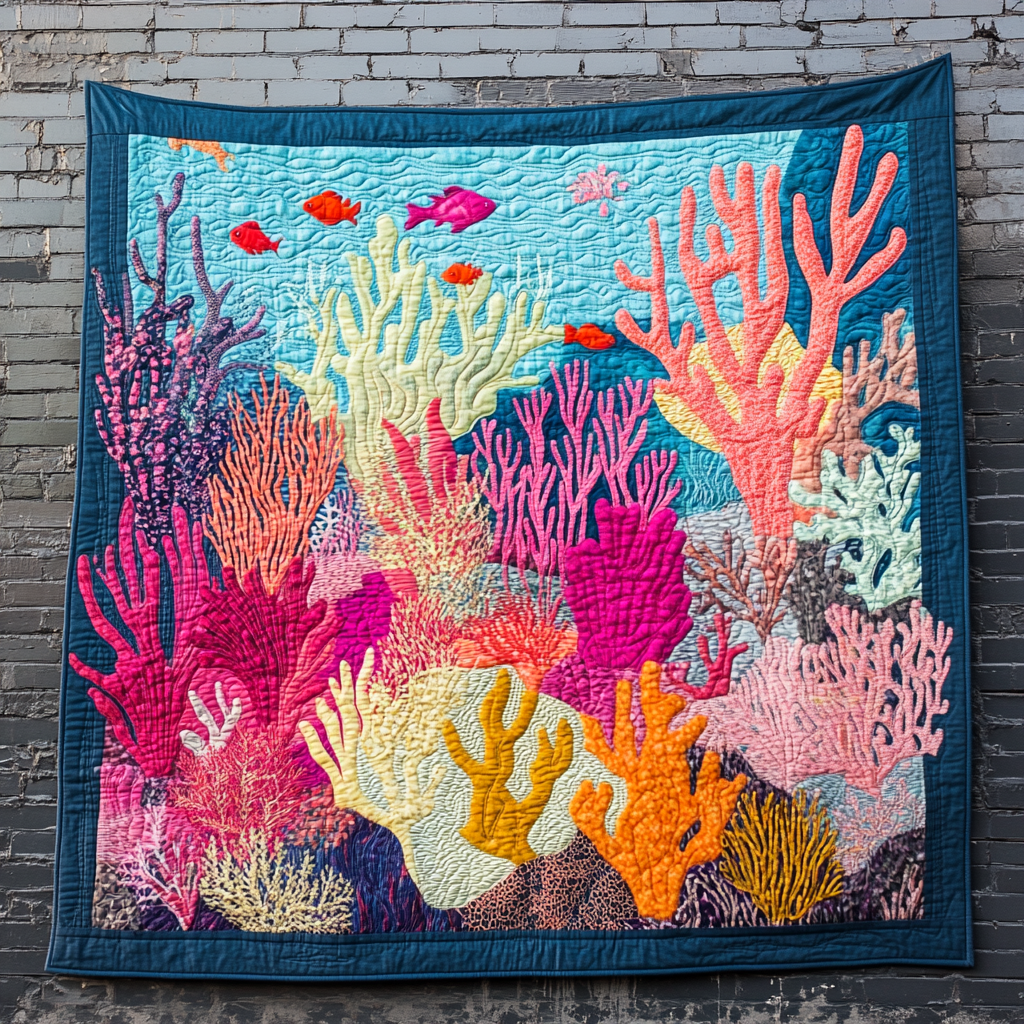 Coral Reef DAI150125091 Quilt Blanket