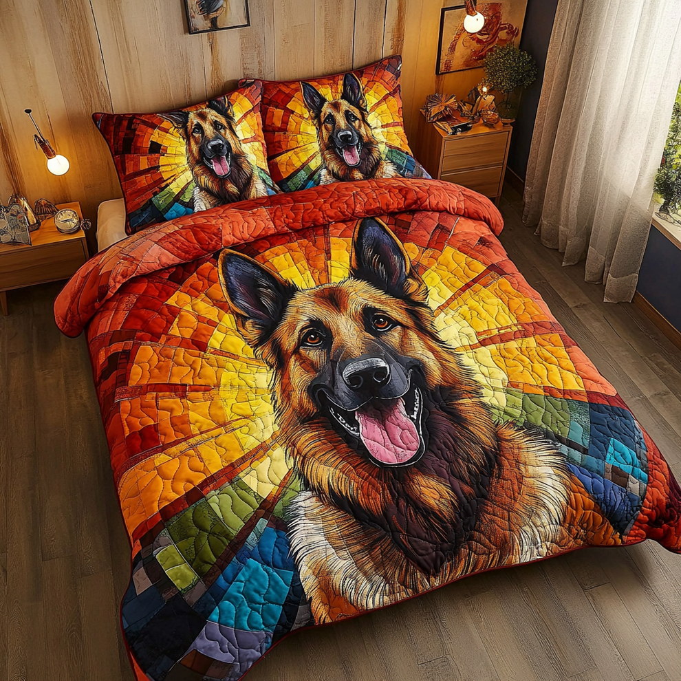 German Shepherd TAI181024341 Quilt Bedding Set Charming Favor
