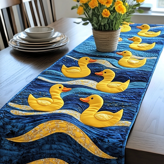 Duckling DAI040225427 Quilted Table Runner