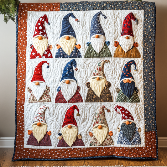 Christmas Gnome TAI260924107 Quilt Blanket