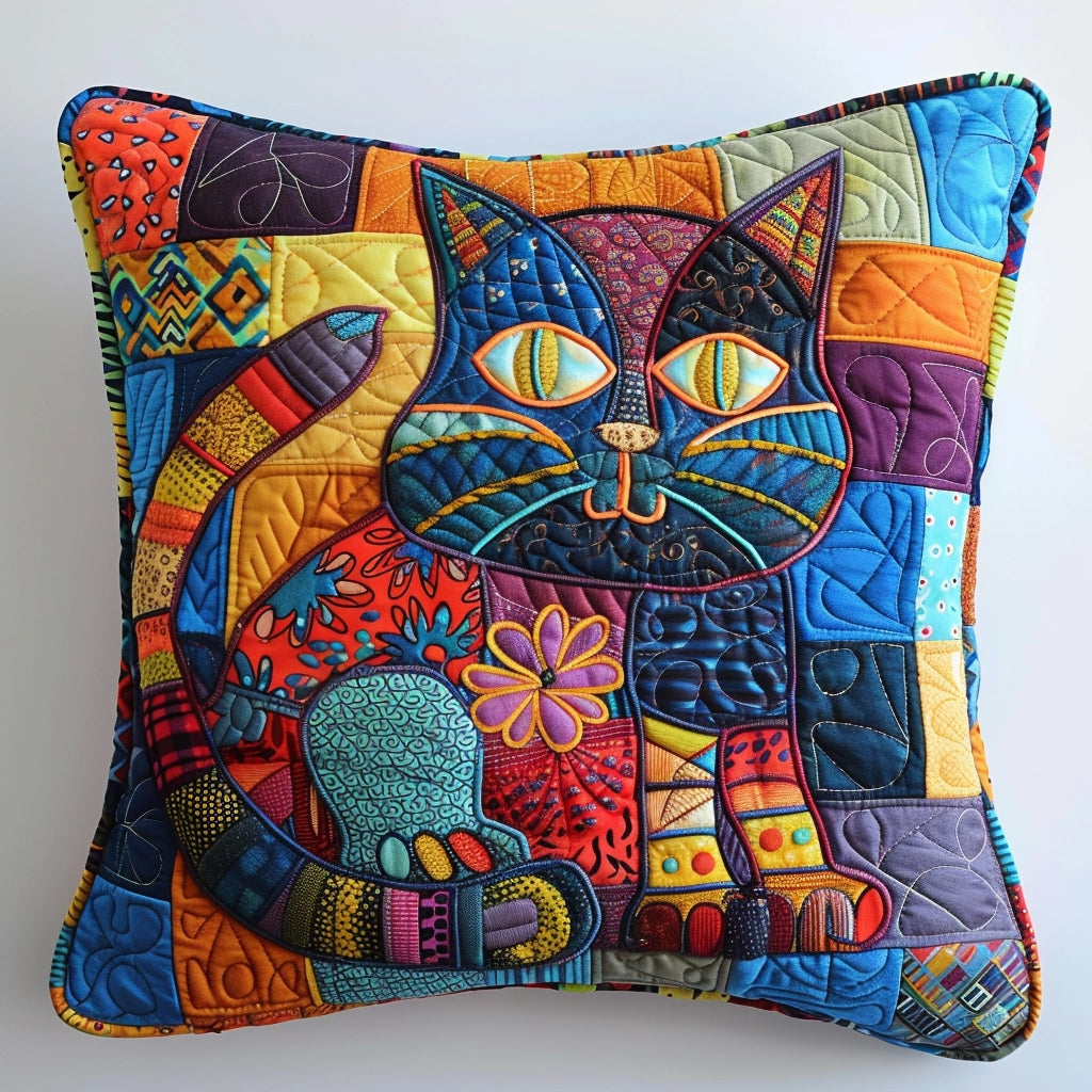 Cat TAI240424190 Quilted Pillow Case