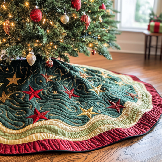 Christmas Star DAI230924004 Quilted Tree Skirt