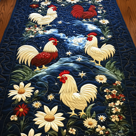 Chicken DAI110225374 Quilted Table Runner