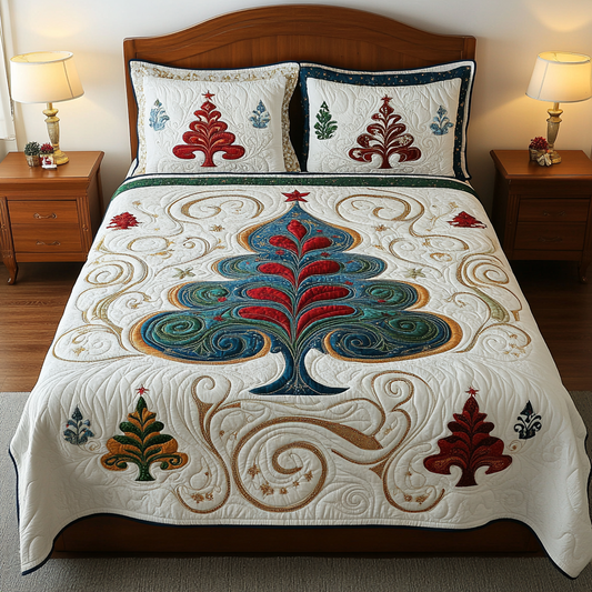 Christmas Tree TAI111124110 Quilt Bedding Set