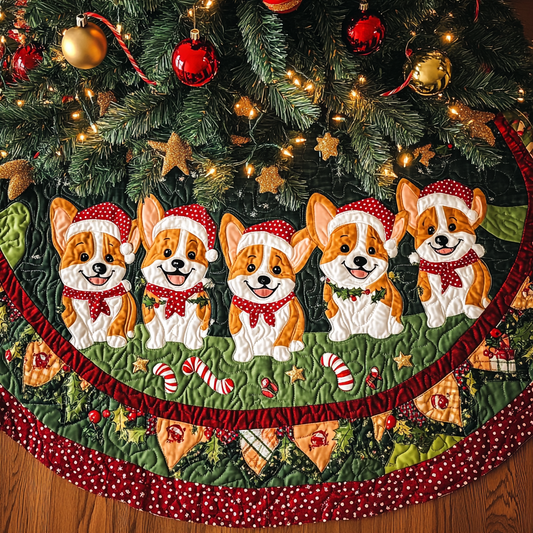 Corgi TAI041024195 Quilted Tree Skirt