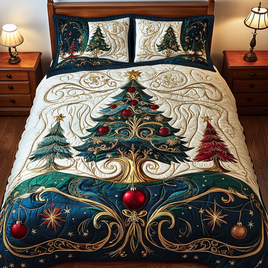 Christmas Tree TAI111124116 Quilt Bedding Set