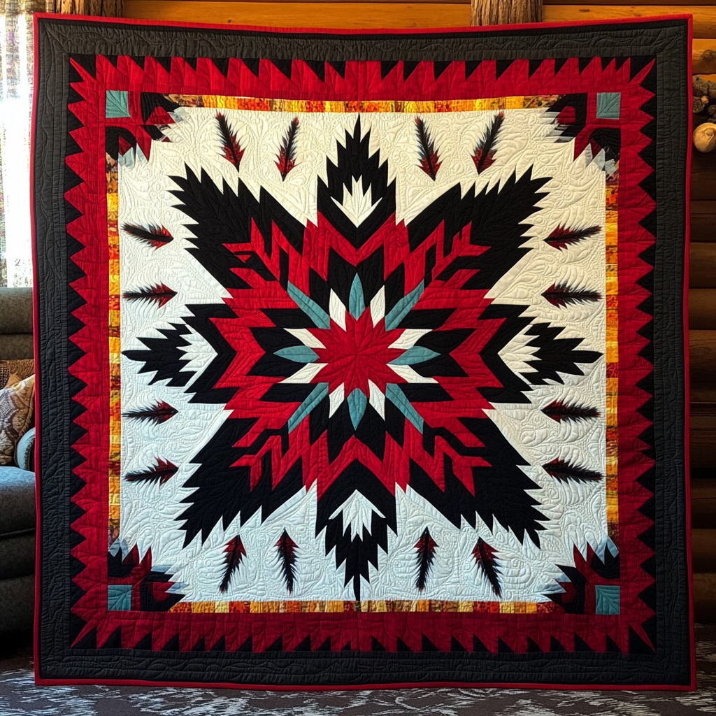 Native American TAI091024194 Quilt Blanket