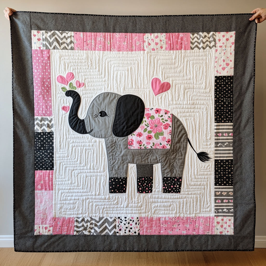 Elephant TAI151024434 Quilt Blanket