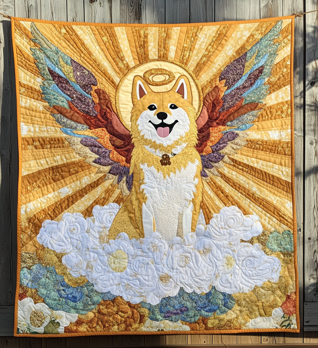 Akita Angel DAI090125190 Quilt Blanket