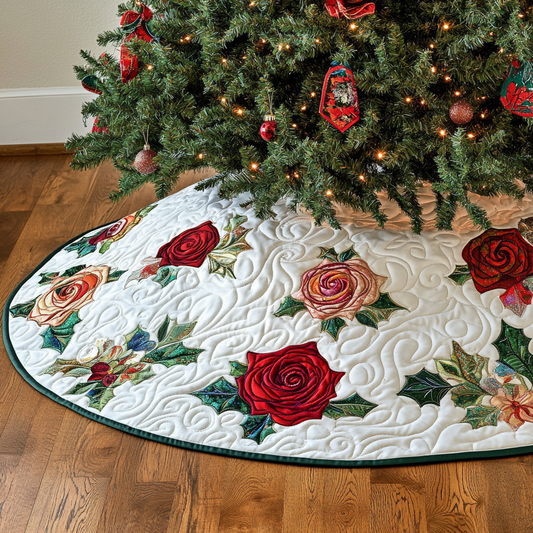 Rose DAI181124008 Quilted Tree Skirt