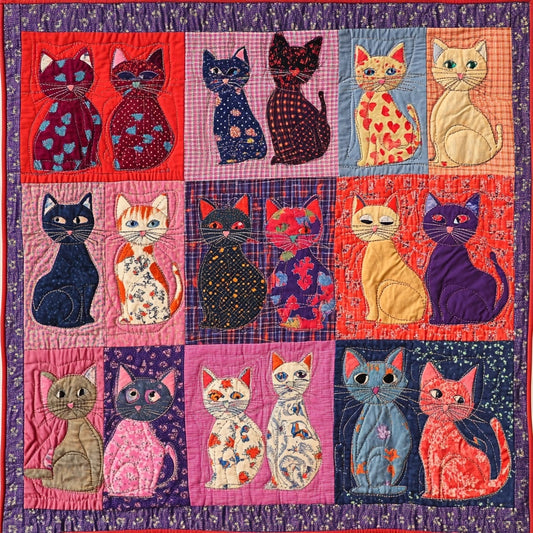 Cat DAI070824024 Quilt Blanket