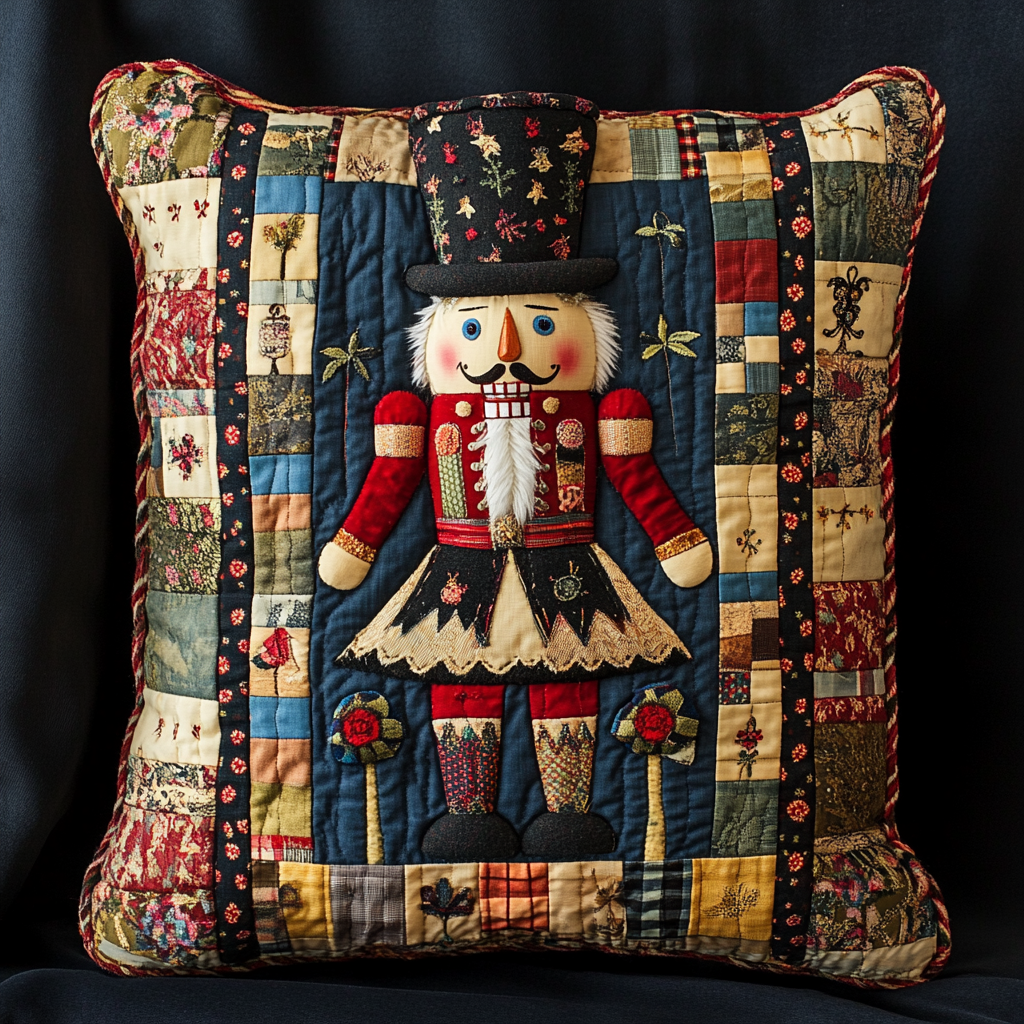 Christmas Nutcracker TAI130824240 Quilted Pillow Case