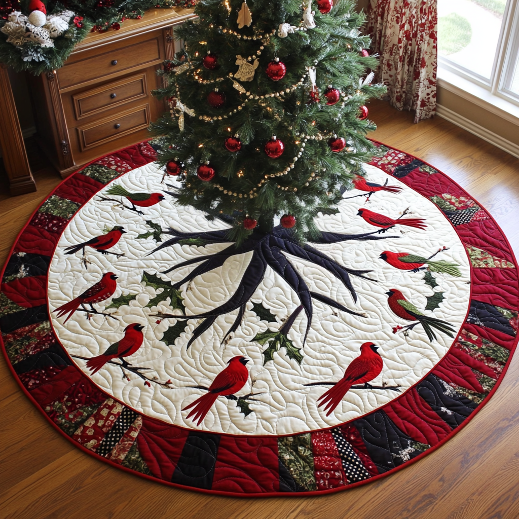 Cardinal DAI230924024 Quilted Tree Skirt