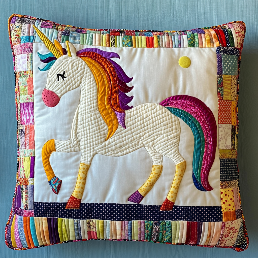 Unicorn DAI181124100 Quilted Pillow Case