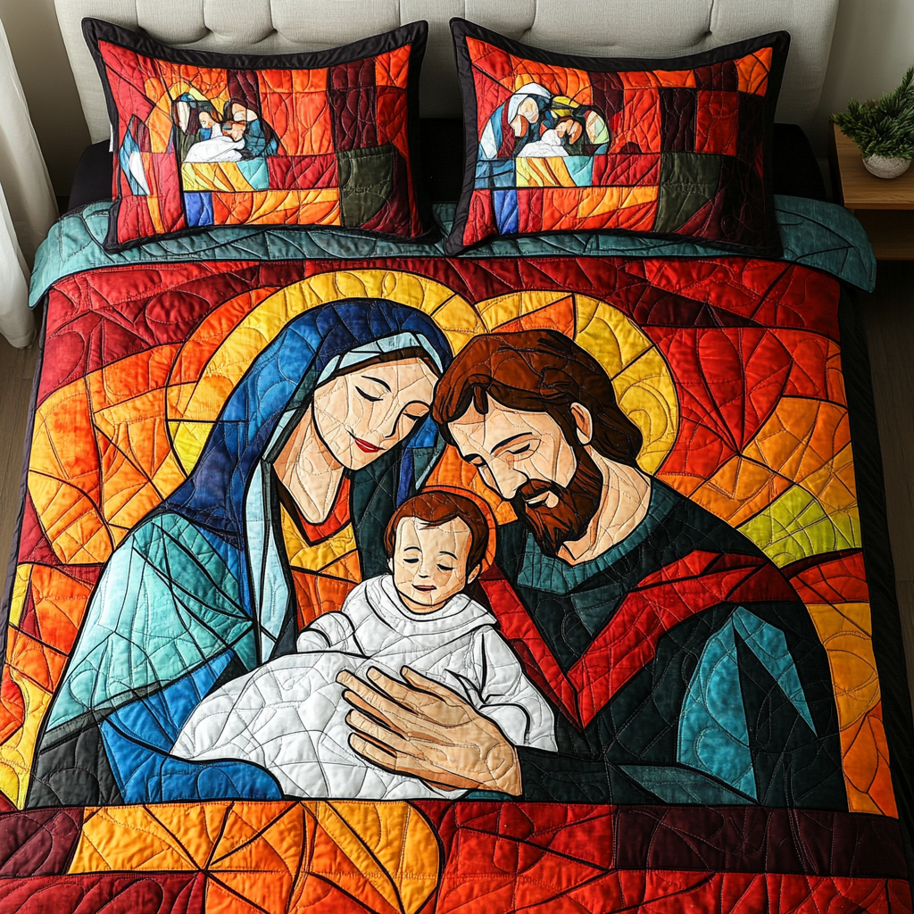 Nativity TAI181024312 Quilt Bedding Set