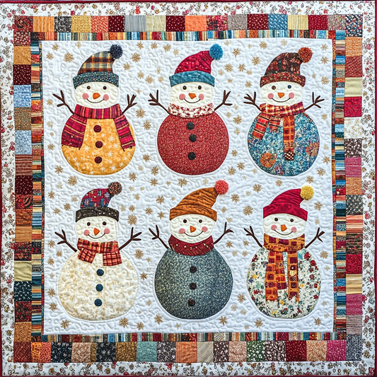 Christmas Snowman TAI260924074 Quilt Blanket