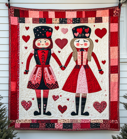 Valentine Nutcracker DAI090125130 Quilt Blanket