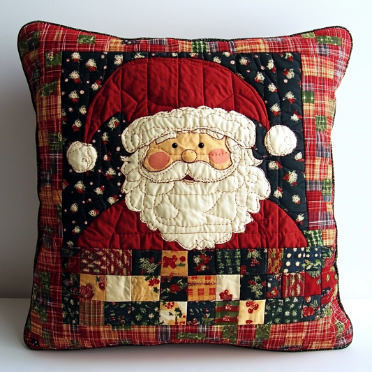 Christmas Santa TAI130824259 Quilted Pillow Case