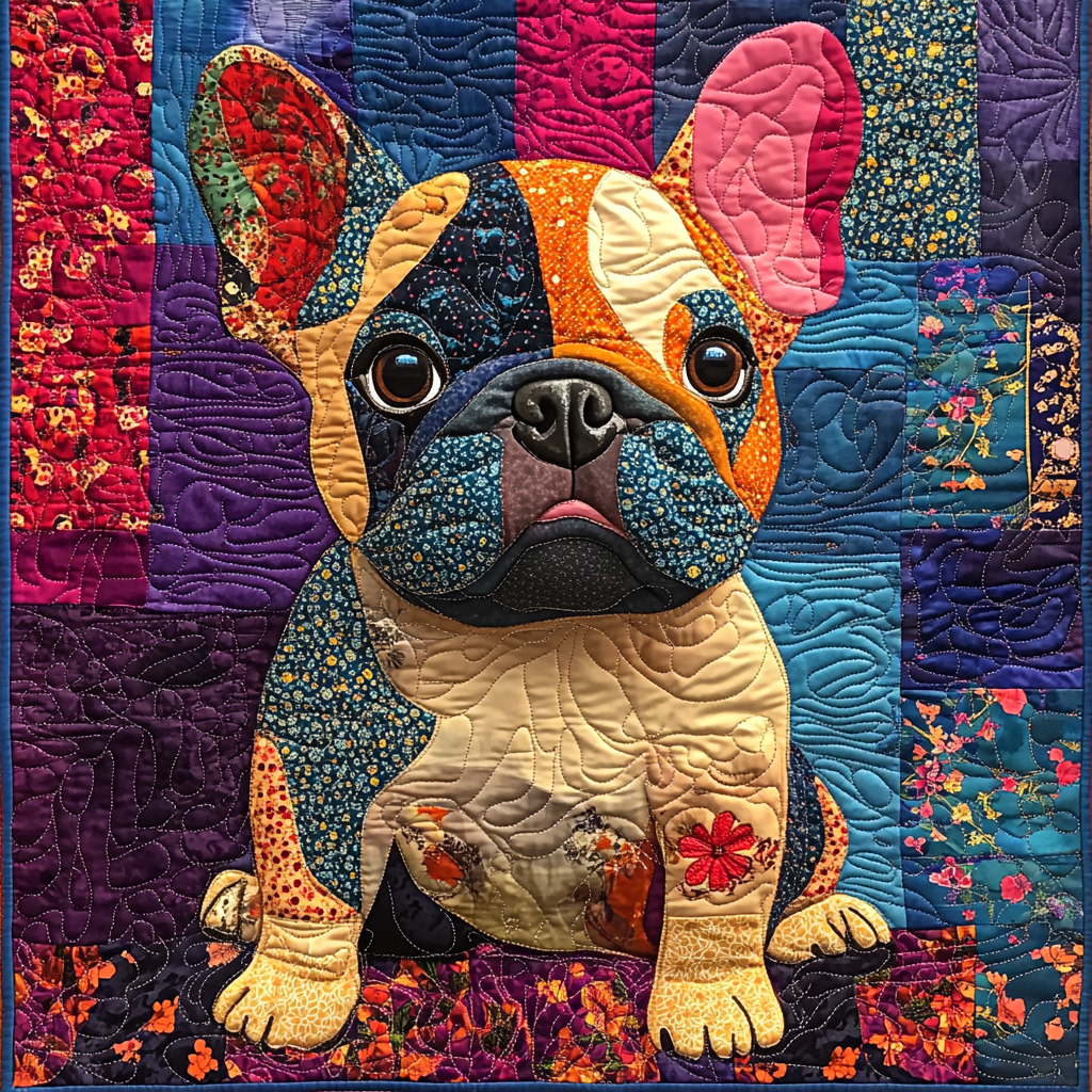 French Bulldog TAI121024096 Quilt Blanket