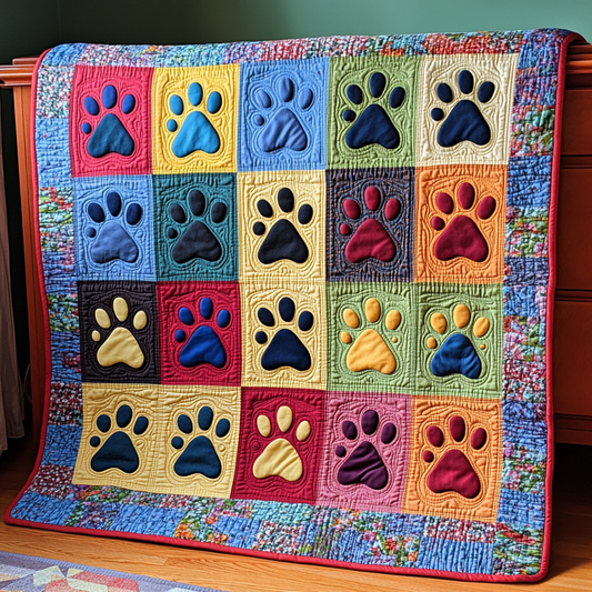 Dog Paw DAI241224313 Quilt Blanket