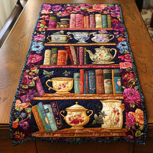 Bookcase DAI110225369 Quilted Table Runner
