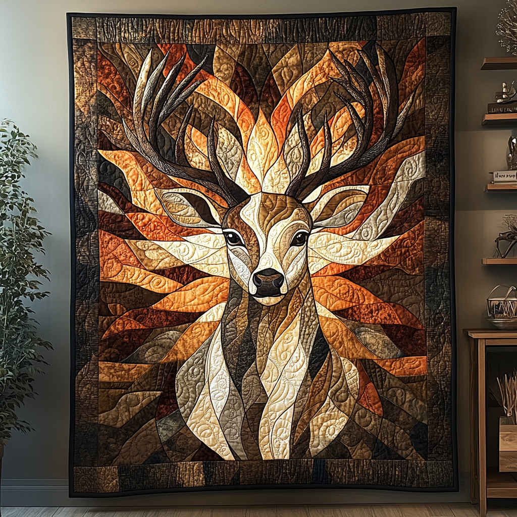 Majestic Deer TAI201124381 Quilt Blanket