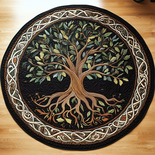 Tree Of Life TAI101224617 Quilted Tree Skirt