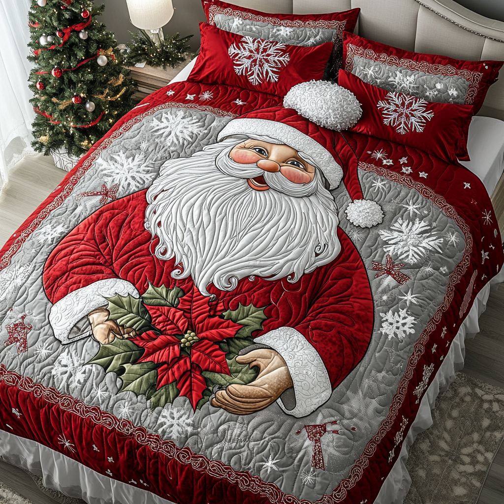 Christmas Santa TAI141124174 Quilt Bedding Set