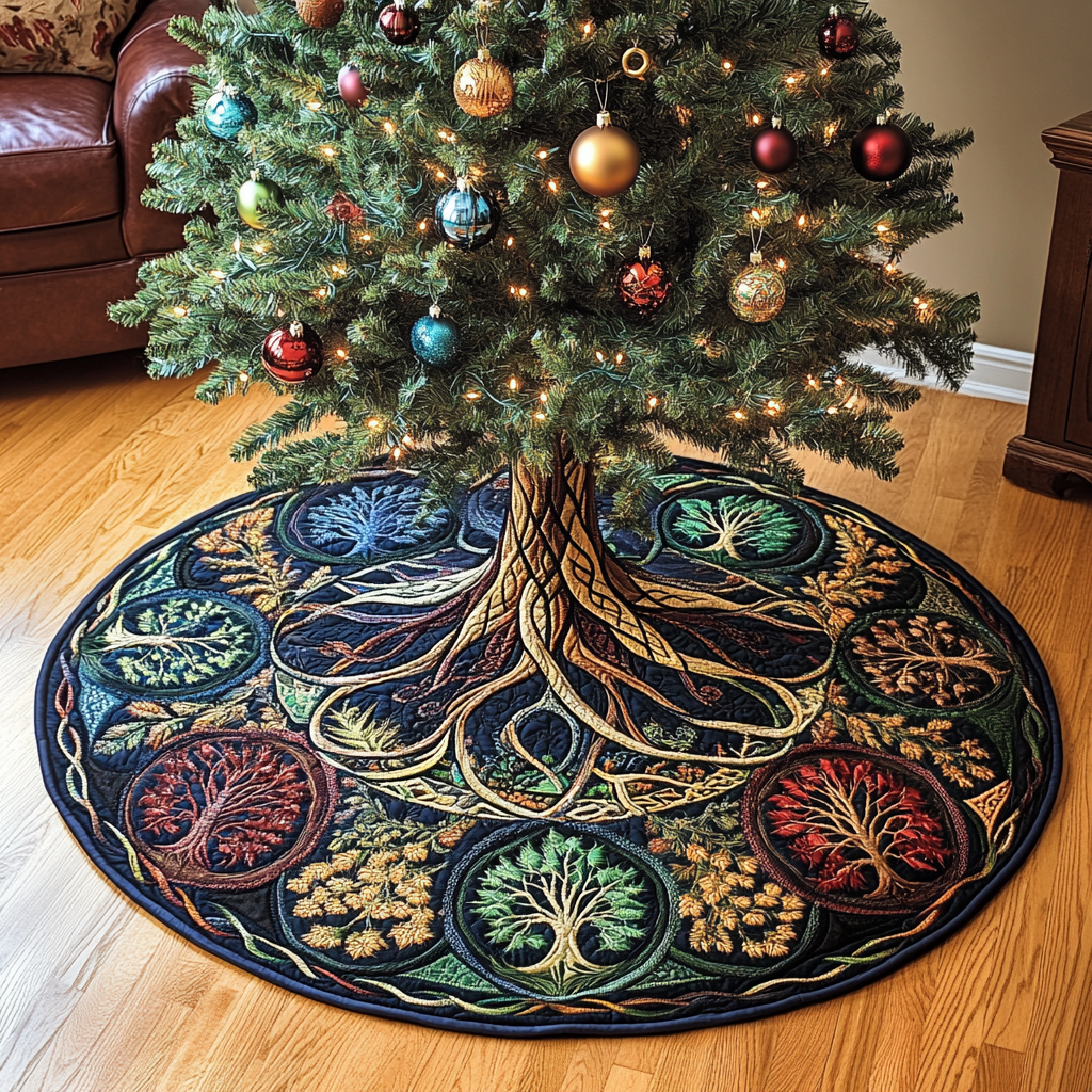 Tree Of Life TAI101224660 Quilted Tree Skirt