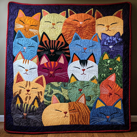 Sleeping Cat DAI301224100 Quilt Blanket