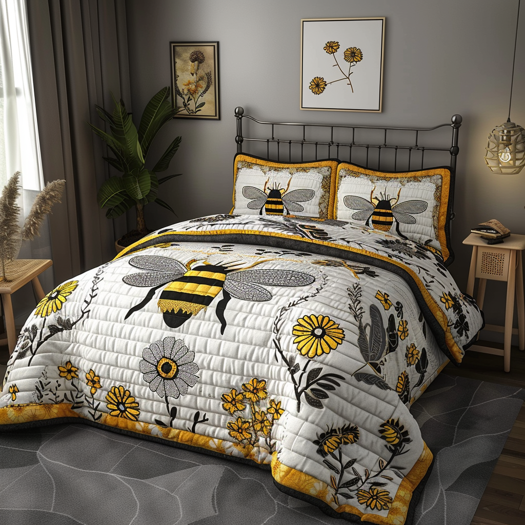 Bee TAI010824058 Quilt Bedding Set