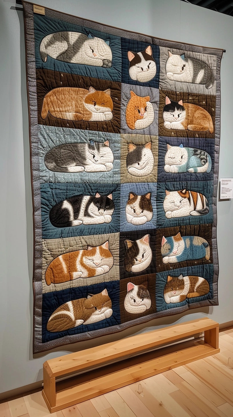 Cat TAI030524034 Quilt Blanket