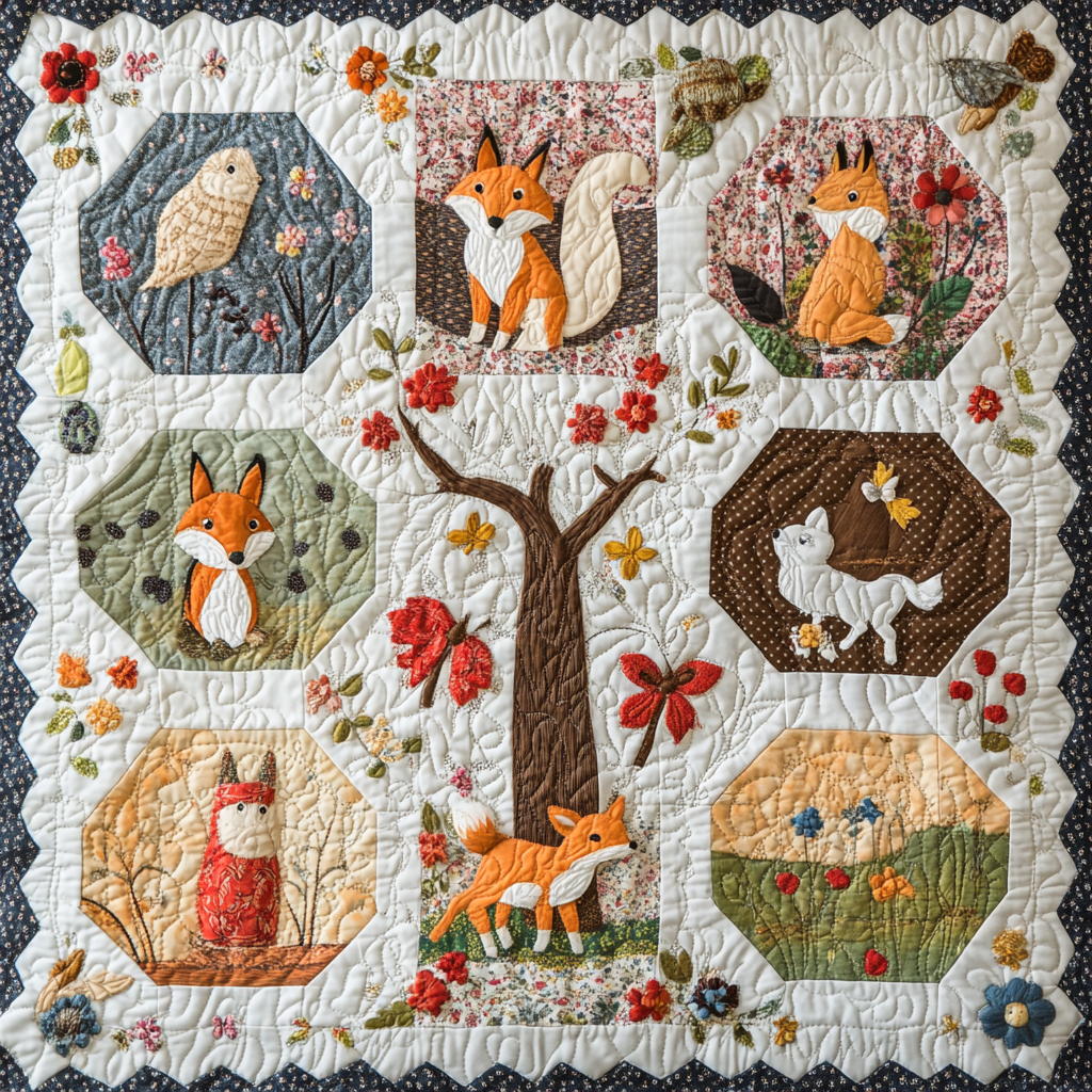 Woodland Whimsy DAI190824164 Quilt Blanket