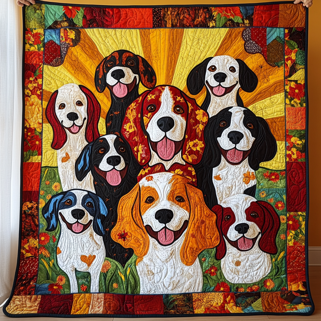 Spaniel TAI181024046 Quilt Blanket