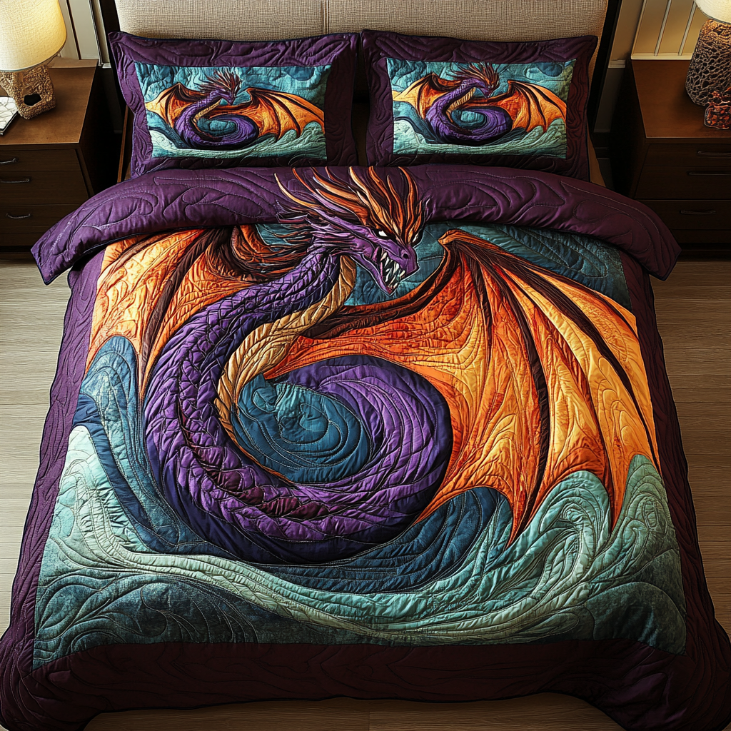 Dragon TAI141124005 Quilt Bedding Set