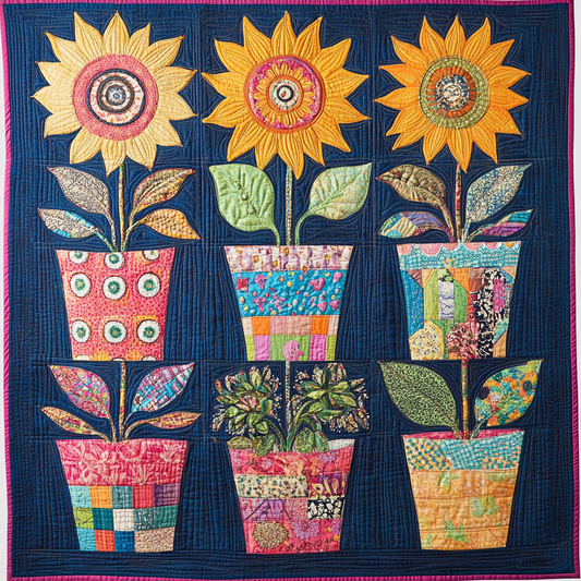 Sunflower DAI010824110 Quilt Blanket