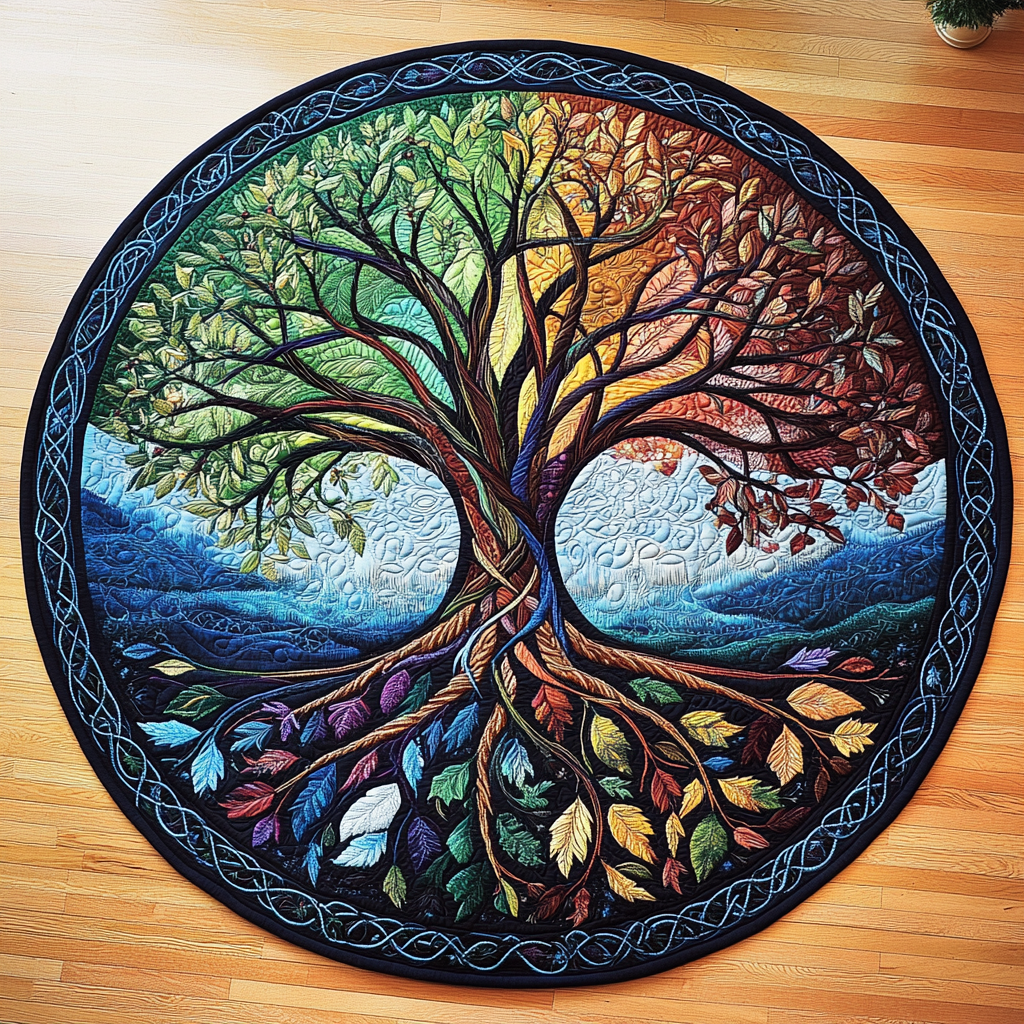 Tree Of Life TAI101224611 Quilted Tree Skirt