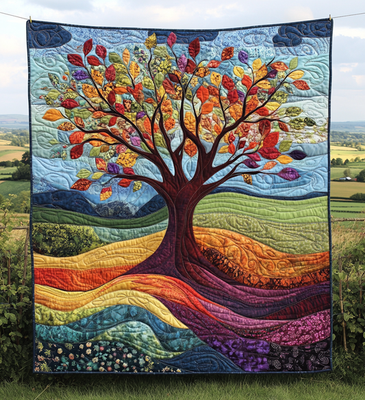 Tree Of Life DAI090125229 Quilt Blanket