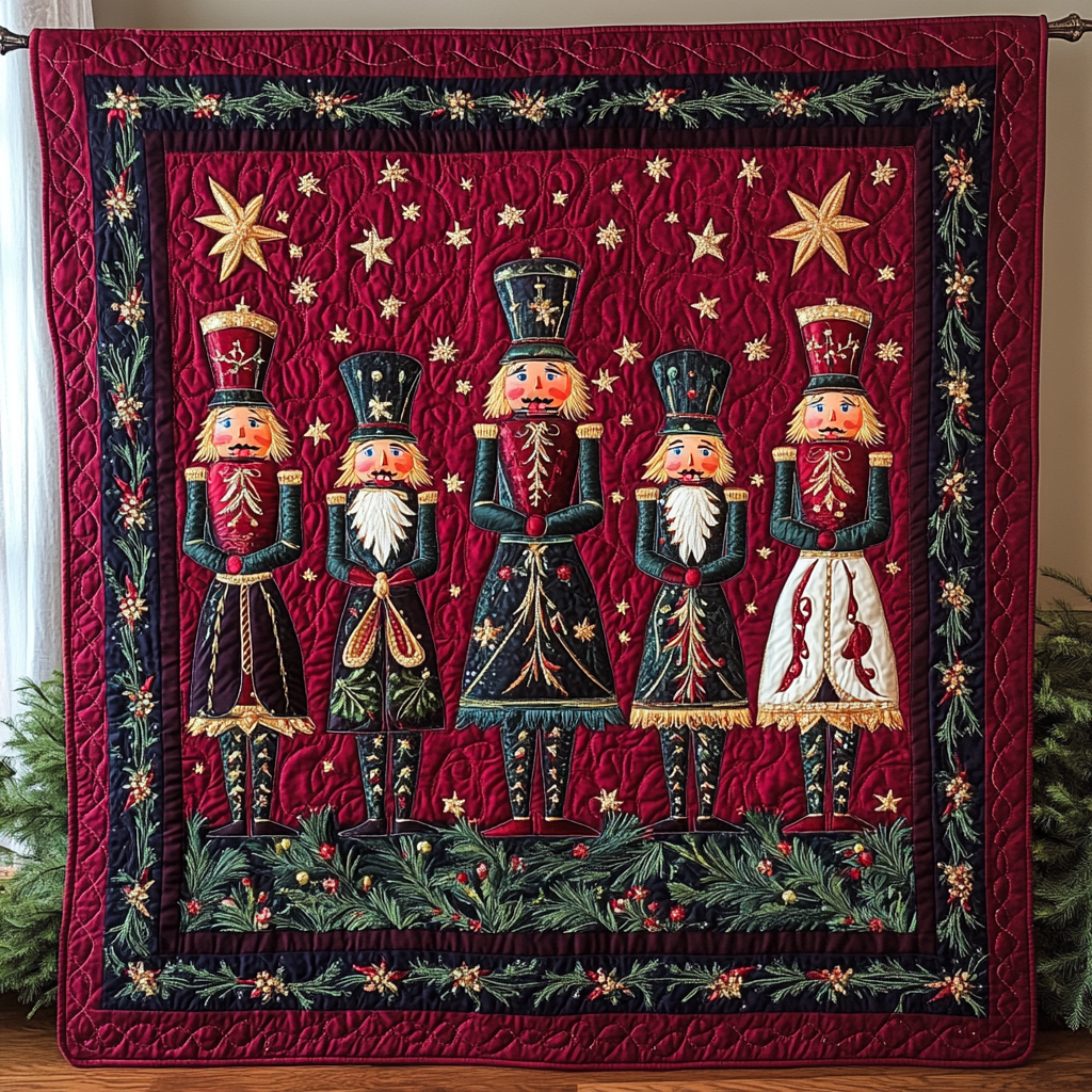 Christmas Nutcracker TAI091024110 Quilt Blanket