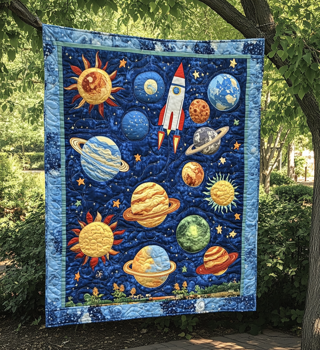 Outer Space DAI301224073 Quilt Blanket