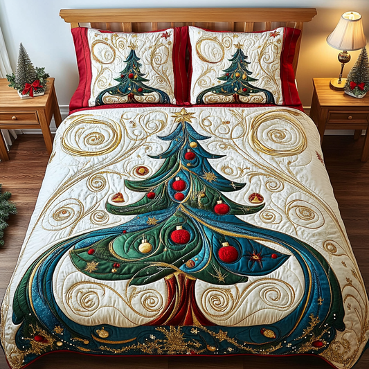 Christmas Tree TAI111124111 Quilt Bedding Set