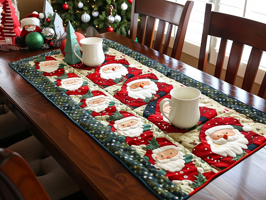 Christmas Santa TAI010824016 Quilted Table Runner